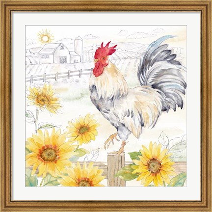 Framed Good Morning Sunshine II Print