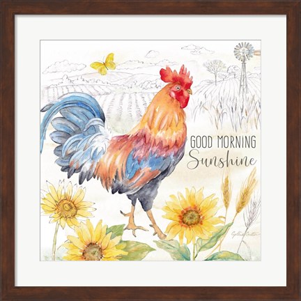 Framed Good Morning Sunshine V-Good Morning Print