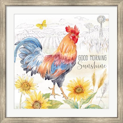 Framed Good Morning Sunshine V-Good Morning Print