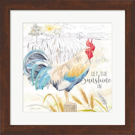 Framed Good Morning Sunshine VII-Let the Sunshine Print