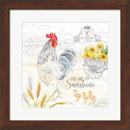 Framed Good Morning Sunshine VIII-My Sunshine Print