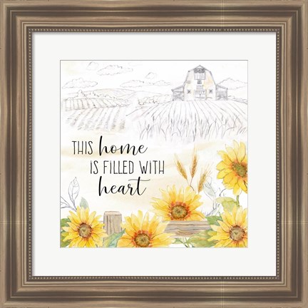 Framed Good Morning Sunshine XI-This Home Print