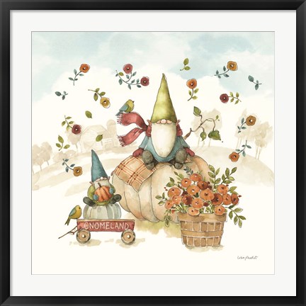 Framed Everyday Gnomes XI-Harvest Print