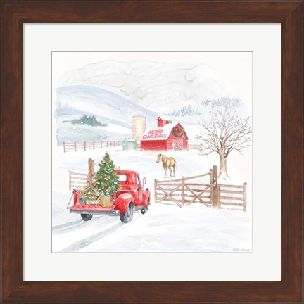 Framed Home For The Holidays IV Print