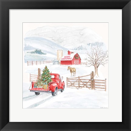 Framed Home For The Holidays IV Print