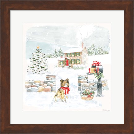 Framed Home For The Holidays II Print