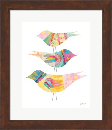 Framed Spring Birds II Print