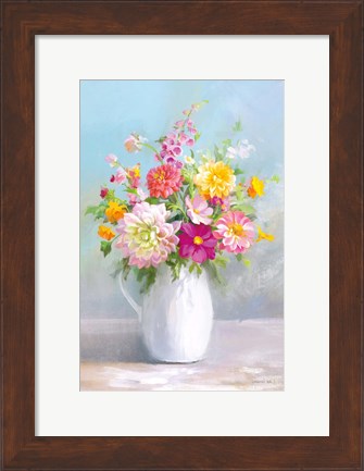 Framed Country Bouquet I Print