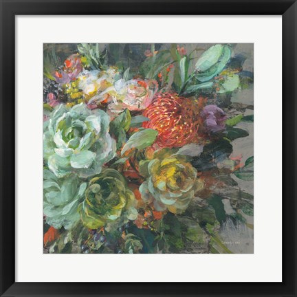 Framed Exotic Bouquet Print