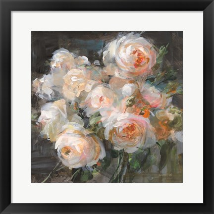 Framed Braderie Roses Print