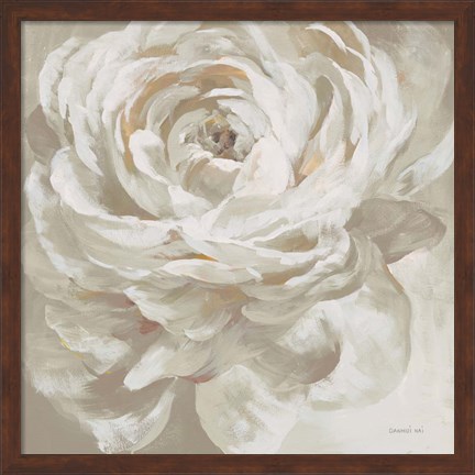 Framed Neutral Rose Print