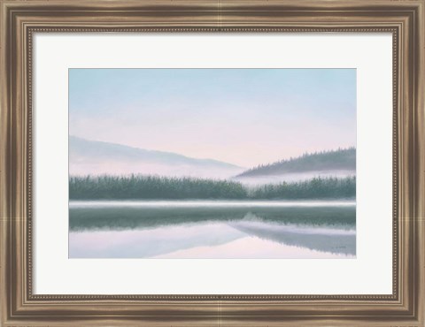 Framed Lakeside Morning Print