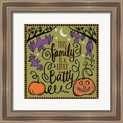 Framed Halloween Expressions III Print