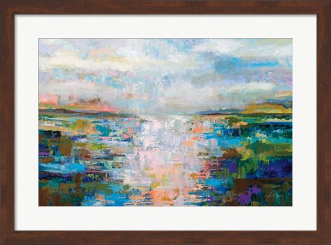 Framed Calm Dawn Crop Print