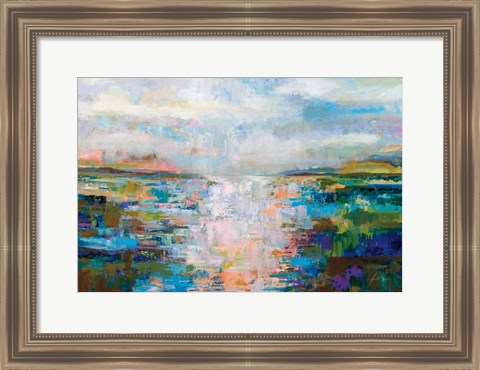 Framed Calm Dawn Crop Print