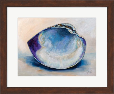 Framed Quahog Shell Print