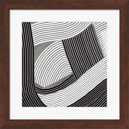 Framed Weaving III Paloma Print