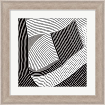 Framed Weaving III Paloma Print