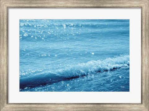 Framed Sparkling Waters III Print