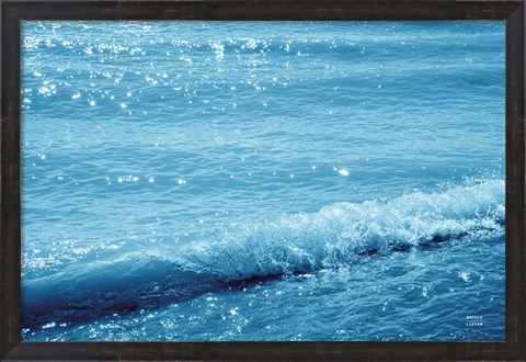 Framed Sparkling Waters III Print