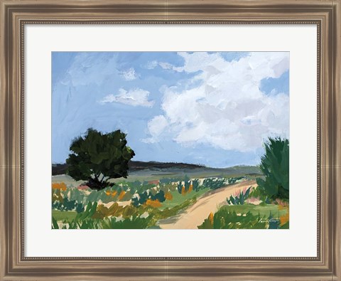 Framed Spring Walk Print