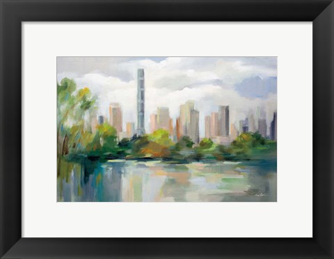 Framed Central Park Early Spring Print