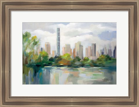 Framed Central Park Early Spring Print