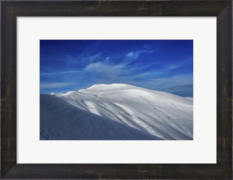 Framed Lights and Shadows on the Apennines, Italy Print