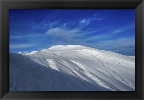 Framed Lights and Shadows on the Apennines, Italy Print