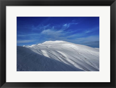 Framed Lights and Shadows on the Apennines, Italy Print