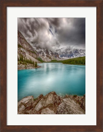 Framed Moraine Lake, Banff National Park, Canada Print