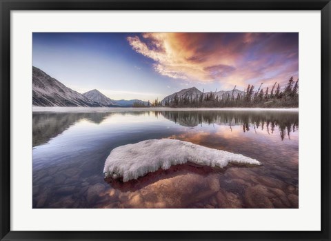 Framed Sunset, Kluane National Park, Canada Print