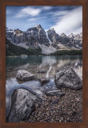 Framed Canadian Rockies, Banff National Park, Alberta Canada Print