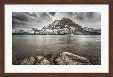 Framed Bow Valley, Jasper National Park, Alberta, Canada Print