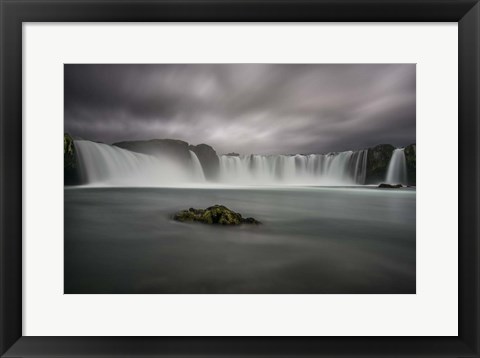 Framed Godafoss Waterfall in Iceland Print