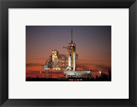 Framed Space Shuttle Atlantis Print