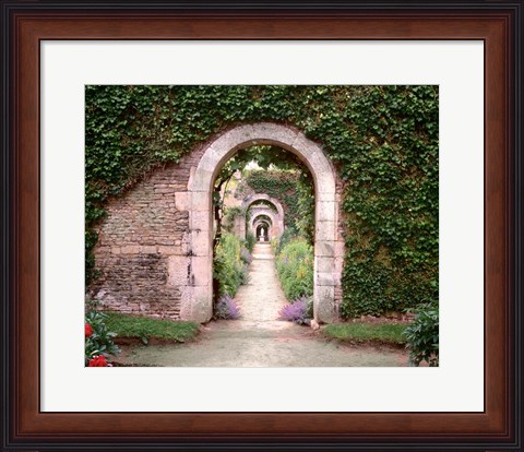 Framed Banc de Jardin No. 3 Print