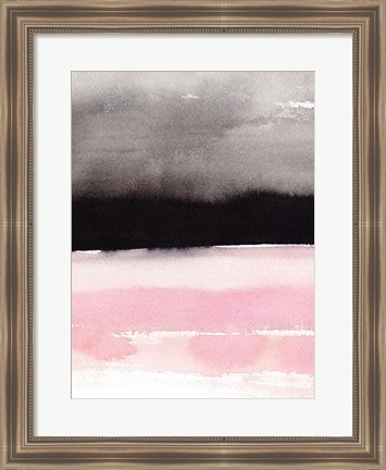 Framed Storm Over Heart Lake No 1 Print