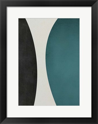 Framed Colored Shapes Print