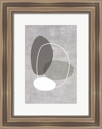 Framed Four Ovals Print