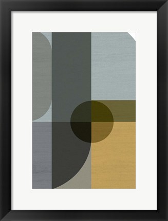 Framed Geometric Shapes II Print