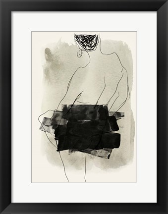 Framed Nude Figurative Print