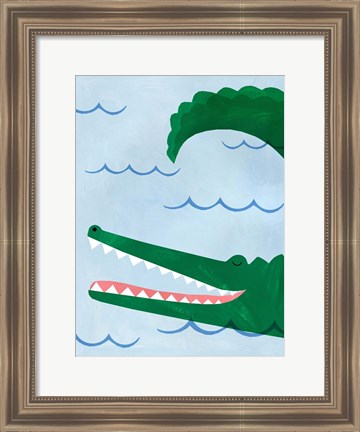 Framed Alligator Print