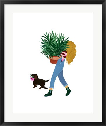 Framed Plant Lady Print