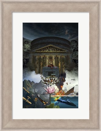 Framed Montage of a Sacrifice Print