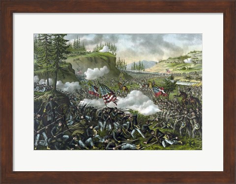 Framed Battle of Chickamauga, September 19-20, 1863 Print