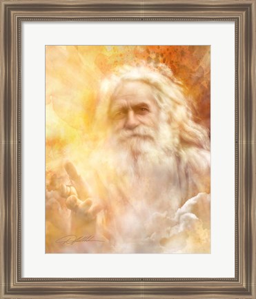 Framed God the Father Print