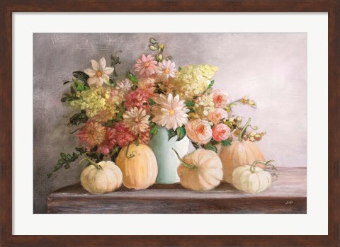 Framed Harvest Bouquet Print