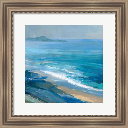 Framed Rocky Shoreline II Print