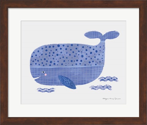 Framed Whale Print